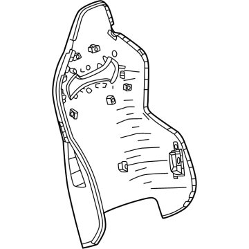 Chevy 85146678 Seat Back Panel