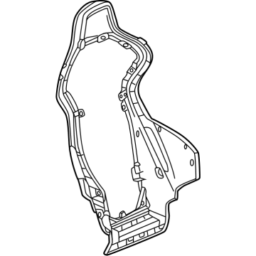 Chevy 84406197 Seat Back Frame
