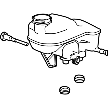 GM 22986917 Master Cylinder Reservoir 22986917 GM Master Cylinder Reservoir Illustration 1 of 1