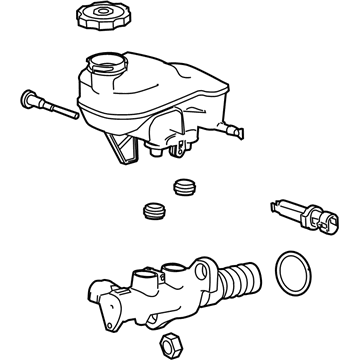 GM 20984169 Master Cylinder 20984169 GM Master Cylinder Illustration 1 of 1
