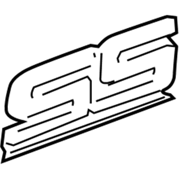 Chevy 25794921 Nameplate