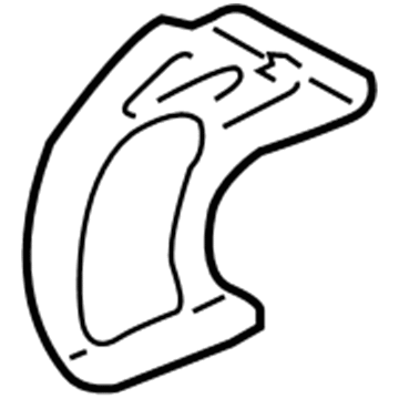 15709453 GM Fender Brace, Front Driver Side Illustration 1 of 1