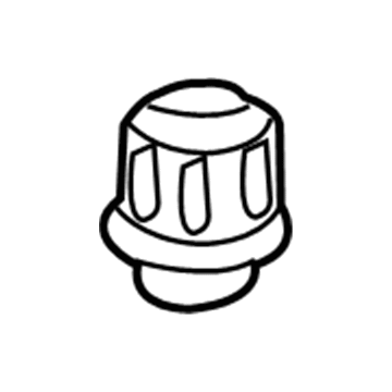GM 15240257 Lower Insulator, Orange, Front 15240257 GM Lower Insulator, Orange, Front Illustration 1 of 1
