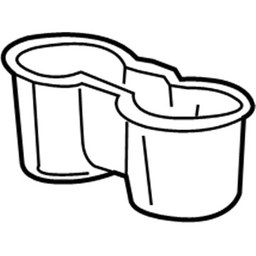 GM 84038349 Cup Holder, Front 84038349 GM Cup Holder, Front Illustration 1 of 1