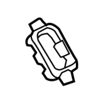 GM 23341896 Heat Switch Retainer Plate, Front Passenger Side 23341896 GM Heat Switch Retainer Plate, Front Passenger Side Illustration 1 of 1