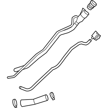 GM 84362952 Filler Pipe 84362952 GM Filler Pipe Illustration 1 of 1