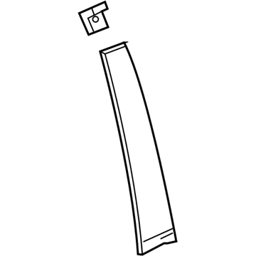 39118657 GM Applique, Rear Driver Side Illustration 1 of 1