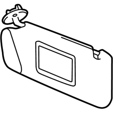 Chevy Sun Visor - 42478249