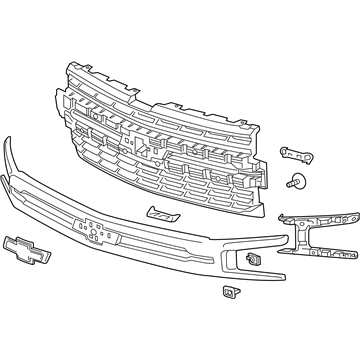 Chevy Silverado 1500 LTD Grille - 84511036
