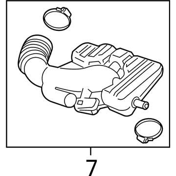 Buick Air Hose - 13372201