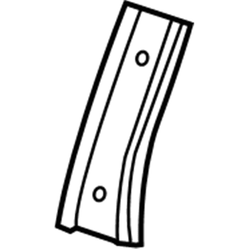 20907555 GM Lock Pillar Reinforcement, Rear Driver Side Illustration 1 of 1