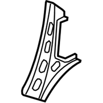 20907560 GM Lock Pillar Reinforcement, Rear Passenger Side Illustration 1 of 1