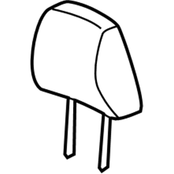 19179392 GM Headrest, Front Illustration 1 of 1