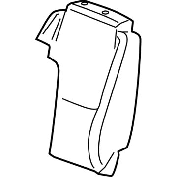 GM 19150198 Seat Back Pad, Driver Side 19150198 GM Seat Back Pad, Driver Side Illustration 1 of 1