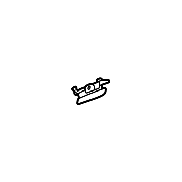 GM 84767863 Compartment Door Latch, Black, Rear 84767863 GM Compartment Door Latch, Black, Rear Illustration 1 of 1