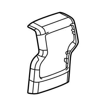 GM 84743049 Rear Panel, Black 84743049 GM Rear Panel, Black Illustration 1 of 1