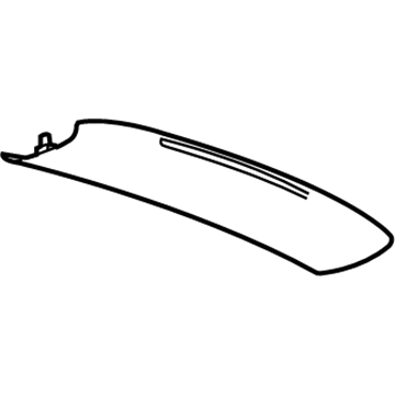 GM 15820949 Trim Panel, Rear 15820949 GM Trim Panel, Rear Illustration 1 of 1
