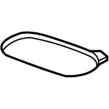 88892575 GM Overhead Lamp Lens Illustration 1 of 1