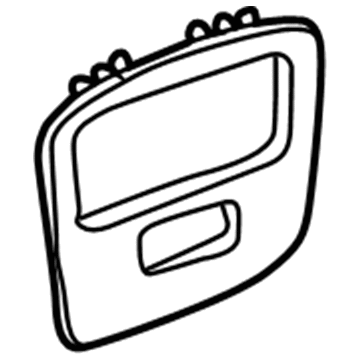 GM 15957382 Handle Bezel, Passenger Side 15957382 GM Handle Bezel, Passenger Side Illustration 1 of 1