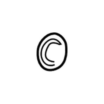 15589216 GM Handle Escutcheon Illustration 1 of 1