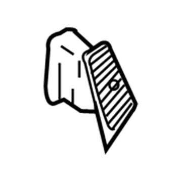 Cadillac CTS Air Deflector - 25703818
