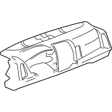 25769947 GM Instrument Panel, Black Illustration 1 of 1