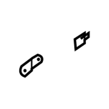 GM 25714892 Bracket, Driver Side 25714892 GM Bracket, Driver Side Illustration 1 of 1