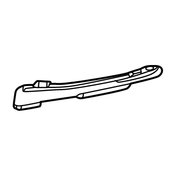 GM 84808241 Outer Molding, Driver Side 84808241 GM Outer Molding, Driver Side Illustration 1 of 1