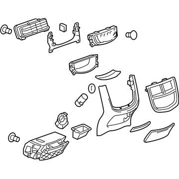 23137926 GM Rear Panel Assembly, Titanium Illustration 1 of 1