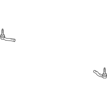 GM 23479348 Outer Tie Rod 23479348 GM Outer Tie Rod Illustration 1 of 1