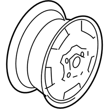 Chevy 12355829 Wheel, Alloy