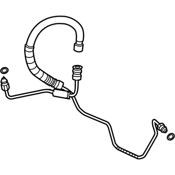 Buick Hydraulic Hose - 15781944
