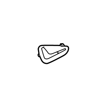 26441066 GM Cover-Rear Seat Belt Opening *Sheer Gray Illustration 1 of 1