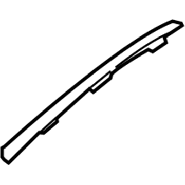 GM 20915836 Front Molding, Passenger Side 20915836 GM Front Molding, Passenger Side Illustration 1 of 1