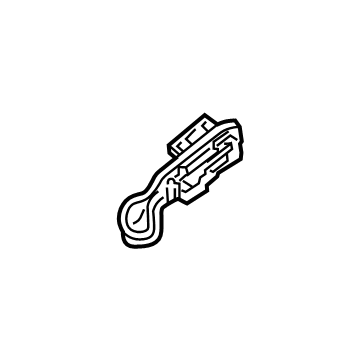 GM 11602377 Windshield Pillar Trim Retainer 11602377 GM Windshield Pillar Trim Retainer Illustration 1 of 1