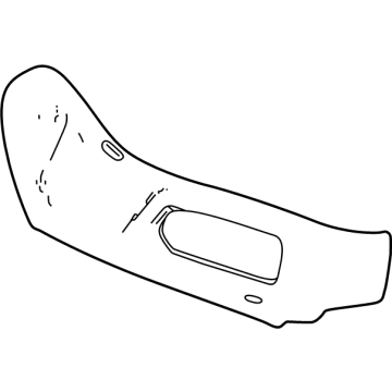 85529785 GM Outer Finish Panel, Front Passenger Side Illustration 1 of 1