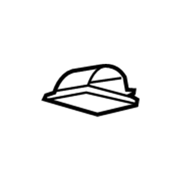 GM 10342424 Headliner Clip 10342424 GM Headliner Clip Illustration 1 of 1