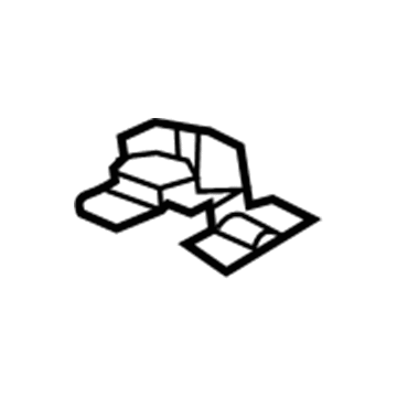 GM 10431661 Sunvisor Retainer Nut 10431661 GM Sunvisor Retainer Nut Illustration 1 of 1
