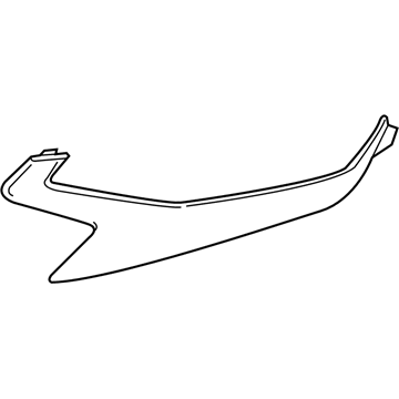 GM 84112271 Bezel, Front Outer Driver Side 84112271 GM Bezel, Front Outer Driver Side Illustration 1 of 1