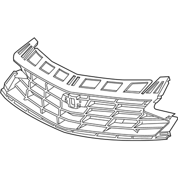 GM 84047465 Upper Grille, Front 84047465 GM Upper Grille, Front Illustration 1 of 1
