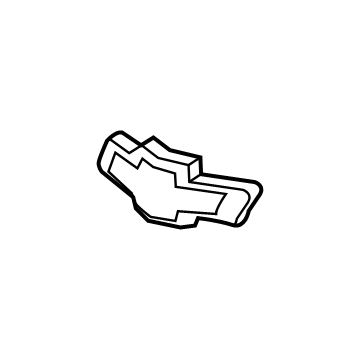 GM 84690305 Emblem, Front 84690305 GM Emblem, Front Illustration 1 of 1