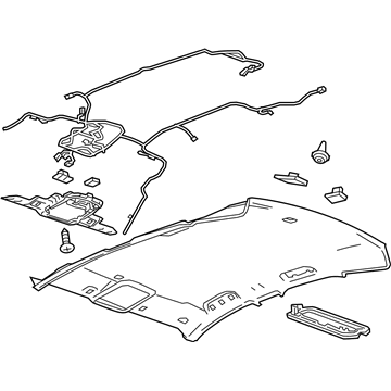 GM 84243640 Headliner 84243640 GM Headliner Illustration 1 of 1