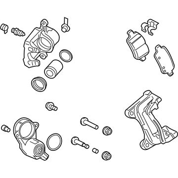 84169851 GM Housing, Wheel Brake Cylinder/Caliper, Rear Illustration 1 of 1