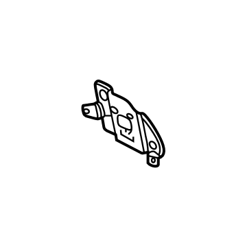 GM 84419516 Receiver Bracket 84419516 GM Receiver Bracket Illustration 1 of 1