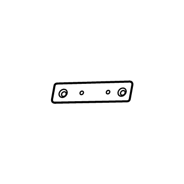 GM 84338886 Reinforcement Plate, Rear 84338886 GM Reinforcement Plate, Rear Illustration 1 of 1