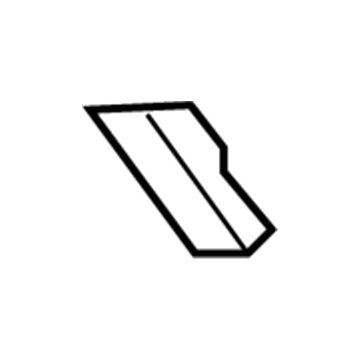 GM 13187423 Hood Bracket 13187423 GM Hood Bracket Illustration 1 of 1