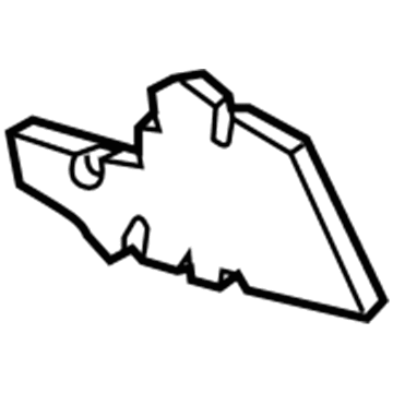 GM 22889882 Outer Seal, Driver Side 22889882 GM Outer Seal, Driver Side Illustration 1 of 1