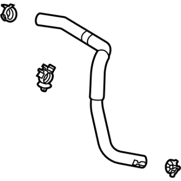 GM 24001091 Water Return Tube 24001091 GM Water Return Tube Illustration 1 of 1