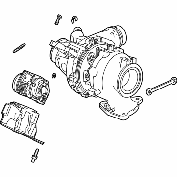 GM 40009180 Turbocharger 40009180 GM Turbocharger Illustration 1 of 1