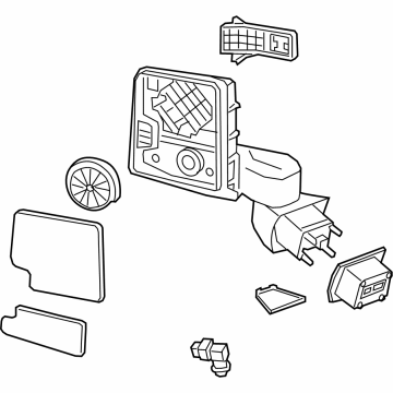 Chevy 86824003 Mirror Assembly